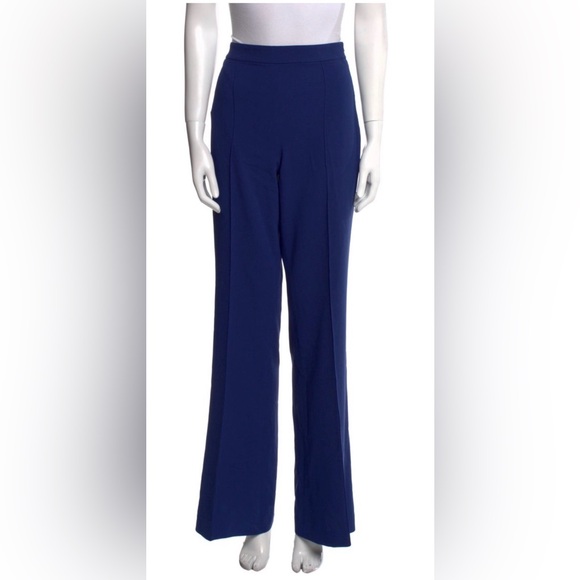 Alice + Olivia Navy Wide Leg Jalissa Pants - Picture 2 of 7